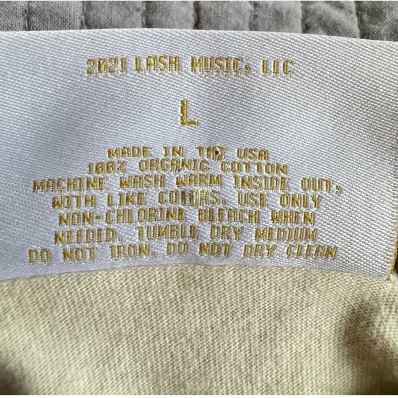 Billie Eilish Get Away From Me Ringer Tank Size Large ORGANIC Cotton MErCh - Picture 5 of 7